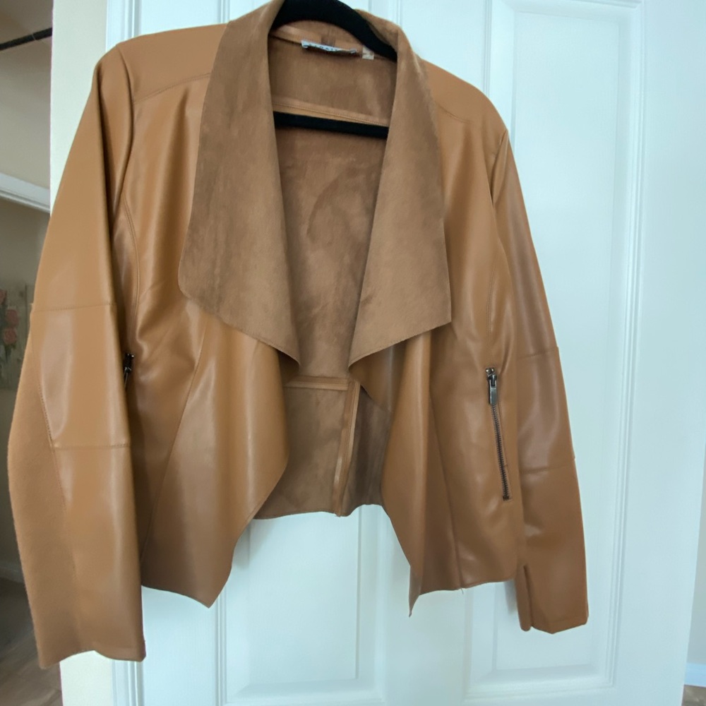 NWT Faux Leather Jacket